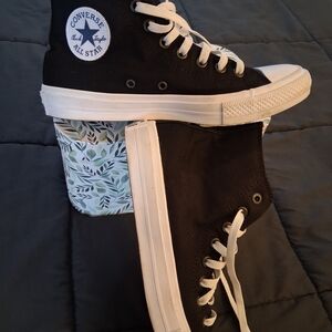 Converse Black and White High-Tops